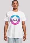 F4NT4STIC T-Shirt Alien Kopf Weiß/Mischfarben