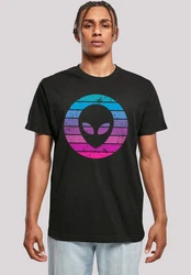 F4NT4STIC T-Shirt Alien Kopf Mischfarben/Schwarz/Grün/Rosa