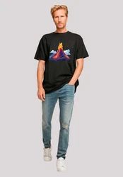 F4NT4STIC T-Shirt Vulkanausbruch Rot/Braun