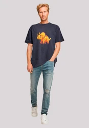F4NT4STIC T-Shirt Ser Triceratops Dinosaurier Dunkelblau/Braun/Rot/Blau/Lila