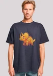 F4NT4STIC T-Shirt Ser Triceratops Dinosaurier Dunkelblau/Braun/Rot/Blau/Lila