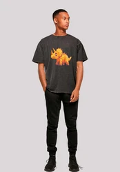 F4NT4STIC T-Shirt Ser Triceratops Dinosaurier Rot/Braun/Schwarz/Dunkelgrau/Creme