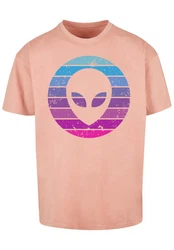 F4NT4STIC T-Shirt Alien Kopf Rosa