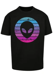 F4NT4STIC T-Shirt Alien Kopf Mischfarben/Schwarz/Grün