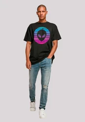 F4NT4STIC T-Shirt Alien Kopf Mischfarben/Schwarz/Grün