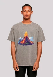 T-Shirt Vulkanausbruch Premium Qualitt