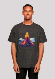 T-Shirt Vulkanausbruch Premium Qualitt