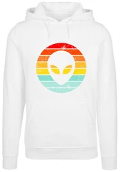 F4NT4STIC Kapuzenpullover Alien Retro Sonnenuntergang 