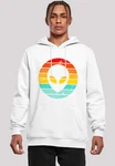 F4NT4STIC Kapuzenpullover Alien Retro Sonnenuntergang 