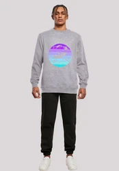 F4NT4STIC Sweatshirt Retro Alien Weltraum Sonnenuntergang 