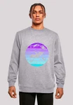 F4NT4STIC Sweatshirt Retro Alien Weltraum Sonnenuntergang 