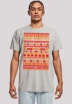 F4NT4STIC T-Shirt Guns And Roses Grau/Hellgrau/Orange