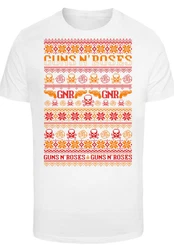 F4NT4STIC T-Shirt Guns And Roses Rot/Weiß/Beige