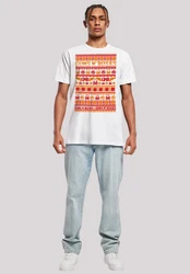 F4NT4STIC T-Shirt Guns And Roses Rot/Weiß/Beige