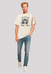 F4NT4STIC T-Shirt Kätzchen You Gotta Be Kitten Me! Beige/Rot/Braun