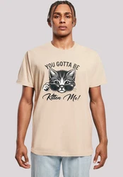 F4NT4STIC T-Shirt Kätzchen You Gotta Be Kitten Me! Beige/Braun