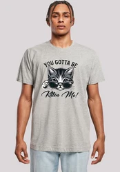 F4NT4STIC T-Shirt Kätzchen You Gotta Be Kitten Me! Grau