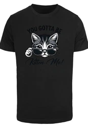 F4NT4STIC T-Shirt Kätzchen You Gotta Be Kitten Me! Schwarz/Creme