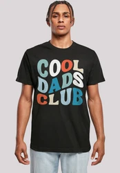 F4NT4STIC T-Shirt Cool Dads Club Trendiges Vatertagsmotiv (Dads) Schwarz