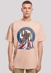 F4NT4STIC T-Shirt The Who Flag Blanket Khaki/Rosa/Beige/Braun