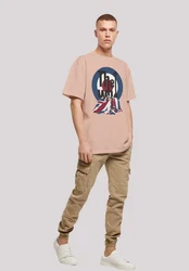 F4NT4STIC T-Shirt The Who Flag Blanket Khaki/Rosa/Beige/Braun
