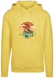 F4NT4STIC Kapuzenpullover Sonnenuntergang Berglandschaft 