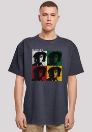 T-Shirt Bob Marley Colour Blocks Premium Qualitt