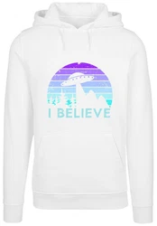 F4NT4STIC Kapuzenpullover I BELIEVE UFO Alien Raumschiff 