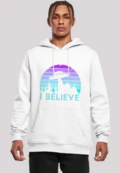 F4NT4STIC Kapuzenpullover I BELIEVE UFO Alien Raumschiff 