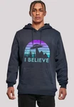 F4NT4STIC Kapuzenpullover I BELIEVE UFO Alien Raumschiff 