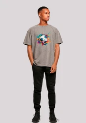 F4NT4STIC T-Shirt Fußball Grafik Premium Qualität Mischfarben/Grau
