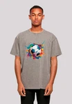F4NT4STIC T-Shirt Fußball Grafik Premium Qualität Mischfarben/Grau