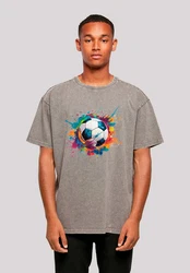 F4NT4STIC T-Shirt Fußball Grafik Premium Qualität Mischfarben/Grau