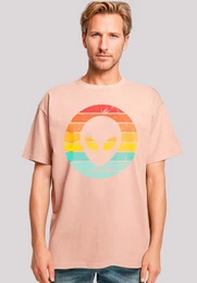 T-Shirt Alien Retro Sonnenuntergang Premium Qualitt