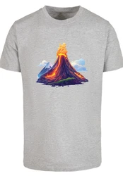 F4NT4STIC T-Shirt Vulkanausbruch Rot