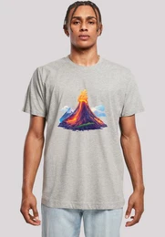 T-Shirt Vulkanausbruch Premium Qualitt