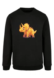 F4NT4STIC Sweatshirt Ser Triceratops Dinosaurier 