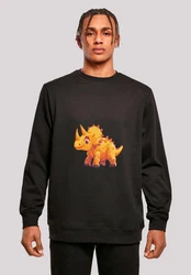 F4NT4STIC Sweatshirt Ser Triceratops Dinosaurier 