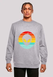 F4NT4STIC Sweatshirt Alien Retro Sonnenuntergang 