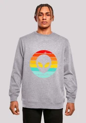 F4NT4STIC Sweatshirt Alien Retro Sonnenuntergang 