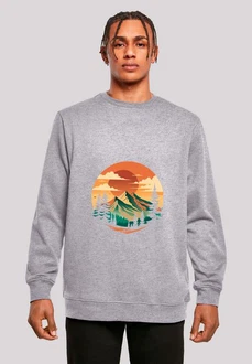F4NT4STIC Sweatshirt Sonnenuntergang Berglandschaft