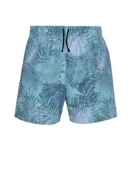 Trigema Shorts Bade-/Freizeitshorts mit Druckmotiv Blau/Hellblau