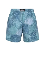 Trigema Shorts Bade-/Freizeitshorts mit Druckmotiv Blau/Hellblau