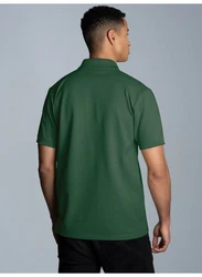 Trigema Poloshirt mit Brusttasche Dunkelgrün/Grün/Türkis