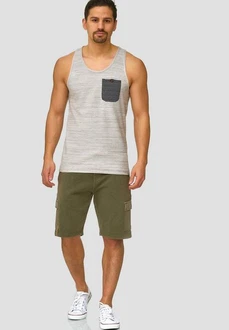 Indicode Sweatshorts White Rock Weiß