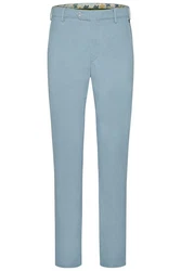 MEYER Chinohose Bonn Blau/Hellblau/Grau