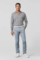 MEYER Chinohose Bonn Blau/Hellblau/Grau