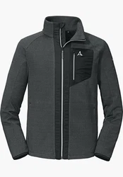 Schöffel Fleecejacke Moosalp Dunkelgrau/Hellgrau/Grau