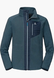 Schöffel Fleecejacke Moosalp Dunkelblau/Pastell/Blau/Türkis/Hellblau/Grau
