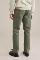 WE Fashion Regular-fit Jeans Dunkelgrün/Khaki/Grün